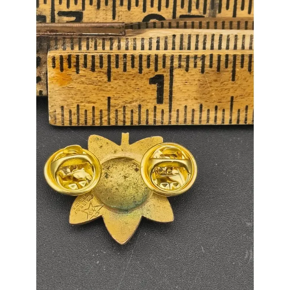 Vintage Hilborn-Hamburger 1/20 10K GF Major Gold Oak Leaf Rank Pin SER 135 Korea
